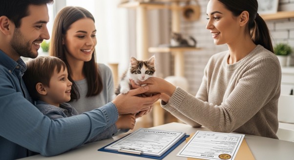 Castração precoce de gatos: médica veterinária explicando as vantagens para a família do filhote